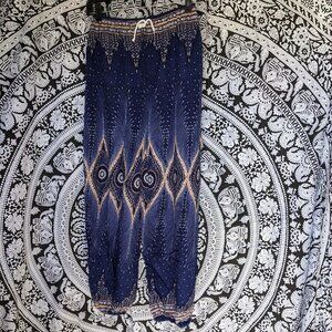 Blue Hareem Pants Sz M/L